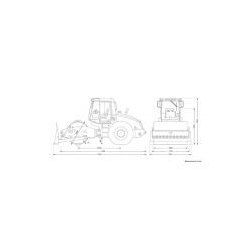 Asc 70 tier 3 rouleau compresseur - ammann - longueur 5195 mm