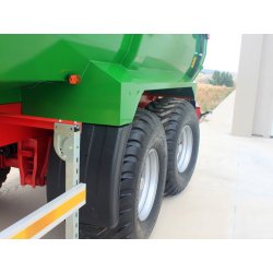 R 160 TAHK - Benne agricole à tandem monocoque - Romsan - capacité 15500 kg