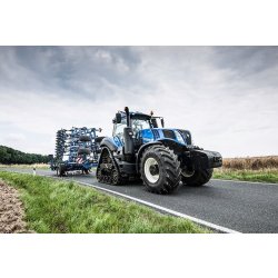 Tracteur agricole T8.435 NEW HOLLAND - puissance maxi 320/435 kW/CH - moteur Cursor 9 avec technologie SCR ECOBlue