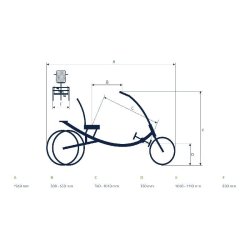 Tricycle électrique Scoobo - assistance Bosch Active Plus - 7 vitesses Nexus - Pfautec