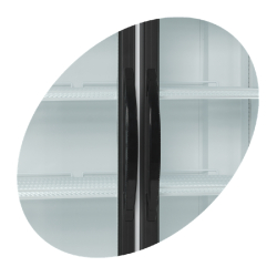 Vitrine réfrigérée FSC1950H - 2 ou 3 portes vitrées - Finition au choix et froid ventilé
