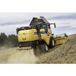 Moissonneuse-batteuse New Holland CX5.90 Latérale - version Hillside - trémie 8 300 L