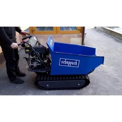 MINI DUMPER CHENILLES SCHEPPACH DP6500 - 500KG - BENNAGE HYDRAULIQUE 9CH - BROUETTE TRANSPORTEUR