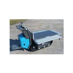 Brouette à moteur TC50-E Utility Line - Messersi - 500 kg - électrique, transporteur sur chenilles, moteur triphasé 5.5 kW