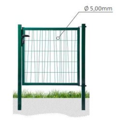 Clôture grillagée Exotic - MRT - hauteur 925 à 1525 mm - fil galvanisé plastifié Ø 5,00 mm
