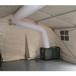 Climatiseur de tente portable Dantherm AC-M18 CBRN - compact, léger et adapté aux applications COLPRO