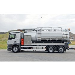 Koks Ecovac - Hydrocureur - Koks - Poids à vide 15,5 tonnes env., en fonction du châssis - Aspiration et transport de matières dangereuses
