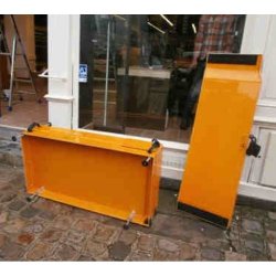 Plateforme de retournement pliante pour une marche - Shop Ramp - pieds réglables et conforme arrêté décembre 2014