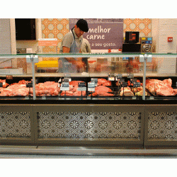 Vitrine réfrigérée professionnelle Daisy - polyvalente et compacte - pour boucherie, pâtisserie, glaces et plus