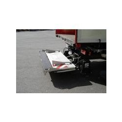 Uasx 1008 - Hayon élévateur rétractable Sörensen - capacité 1000 kg, plateforme anodisée et système interchangeable