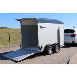 Roadster 500 - Remorque fourgon aluminium Debon - 2000 kg - Suspension Pullman 2 et seuil de chargement abaissé