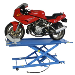 Pont élévateur à ciseau hydropneumatique pour moto 450kg - pc450+a