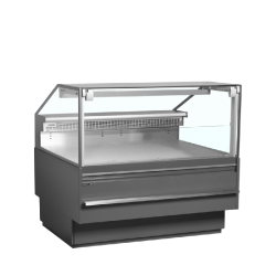 Vitrine réfrigérée SOCA - vitrage anti-buée, éclairage LED, plan de travail 900mm - Réf : SOCA12590A