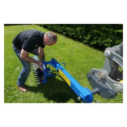 Taille haie hydraulique hc150 pour mini pelles de 1t5 a 3t5