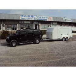 Jumbo - Remorque fourgon Wilsud 4m50 - 2000 à 3500 kg - Dimensions personnalisables