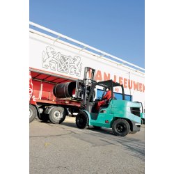 Location courte durée de chariot élévateur thermique Mitsubishi 5000 kg - version compacte Grendia EX FD/FG50(C)N - diesel ou gaz