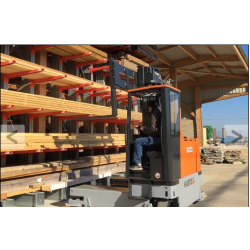 Chariot latéral multidirectionnel électrique - capacités de 1,5 à 50,0 t - manutention charges longues en intérieur/extérieur