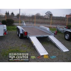 Porte Engin Lider - Timon Réglable - Feux Leds - 350 x 170 cm - PTAC : 3500 Kg - Référence 40905L