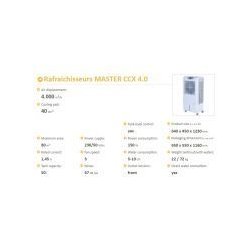 Master ccx 4.0 - rafraîchisseur - master climate solutions - débit d’air: 4.000 m3/h