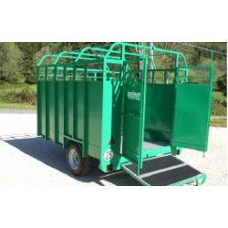 Rb30 - bétaillère à essieu fixe - ets querry - fond aluminium