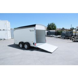 Remorque fourgon - Debon Roadster 700 - aluminium avec roues extérieures et plancher aluminium