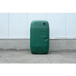 Cuve à eau de pluie rectangulaire aérienne - jumelable - 1000 litres - en PE durable et résistante aux UV