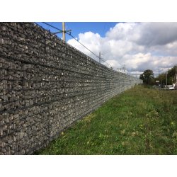 Mur antibruit en gabion STONEBOX - caractéristiques premium et formats standards
