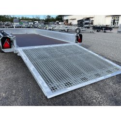 Remorque porte-engins HENRA - type MT 350x190 - PTAC 3500Kg - Référence MT3519-35-2