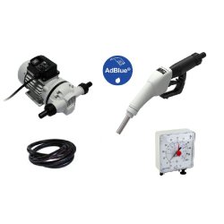 Remorque mobile de transport gasoil - citerne 1000L GNR - cuve 200L en inox pour AdBlue avec système de pompage 12V