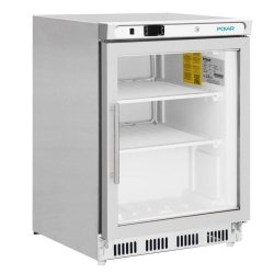 Vitrine réfrigérée négative de comptoir Série C inox 129L PC008 Polar