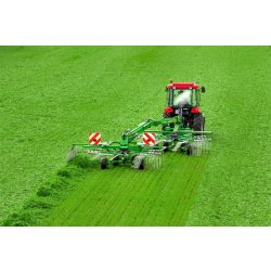 Duo 680 - Giro-andaineurs traînés à 2 rotors en ligne - Samasz - Largeur de 3,40 à 6,80 m - Fourrage de qualité