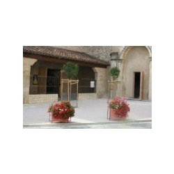 Panier de ville à fleurir arcade - Jardinière avec contenance de 30L substrat et 10L d'eau - Nuancier RAL au choix