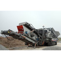 Concasseur mobile sur chenille en carrière et sur chantier 200 t/h