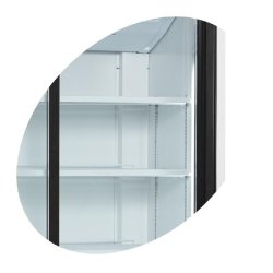 Réfrigérateur vitré FS1002S - 2 portes TEFCOLD