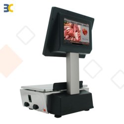 Caisse enregistreuse avec balance tactile certifiée #nf525, idéal pour les boucheries, épiceries et magasins de fruits et légumes - bm5 arm