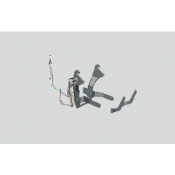 Chargeur frontal - lamborghini trattori - capacité de levage allant jusqu'à quatre mètres au nivelage hydraulique automatique ou mécanique et aux commandes mécaniques ou électrohydrauliques