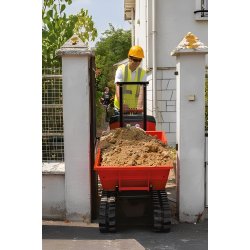 KC70SL-4 Mini-Dumper Kubota - 700 kg - Transporteur sur chenilles avec pelle auto-chargeuse