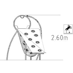 Toboggan Slide Climber réf-8069341 - Hags - Dimensions 6990x2310x2620 mm - Pour enfants 5-12 ans