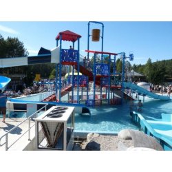 Structure de jeux aquatiques - ARWAPS6 - personnalisable avec toboggans jusqu'à 4,8 m