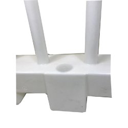 Barrière de sécurité amovible Plast'up Rotomoulage - Polyéthylène haute densité - 100 cm x 100 cm x 25 cm