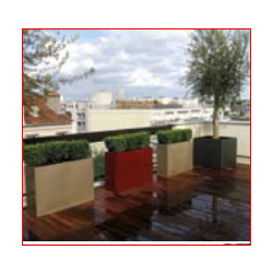 Jardiniere rectangulaire composite fivgar