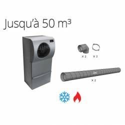Climatiseur de cave à vin gainé - WineIN50 - S.G.M.N. E-TRADE S.A.S - Refroidissement et réchauffage avec kit d'installation