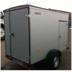C255 + porte - remorques fourgons aluminium - debon - 1300 kg