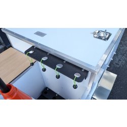 Remorque propreté urbaine pour les points d'apport volontaire de déchets