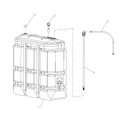 159033 - Cuves à carburants Renson 1500L - PEHD double parois, traitement anti-UV, jumelage possible