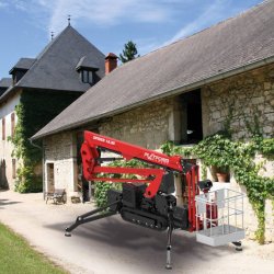 Nacelle araignée sur chenille - Spider 18.95 - Hauteur de travail 17,60 m et portée latérale 9,6 m