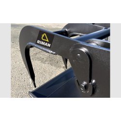 Godets multiservices Gh 500 - Riman - poids 258 à 460 kg - mâchoire polyvalente pour paille, ensilage, herbe ou fumier