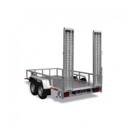 Remorque porte-engins tema builder 2 / ptac 2.7t / 2 essieux
