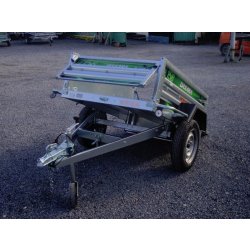 Remorque sans frein DAXARA 158 - Ridelles galvanisées doublées - Transport, bricolage, vacances