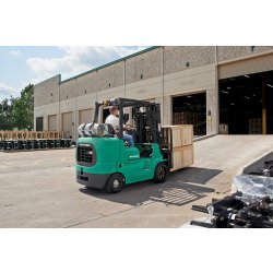 Chariot élévateur gaz à bandage Mitsubishi FGC45K STC - 4500 kg, compact et performant